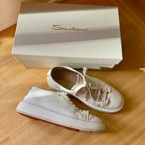 White sneakers SANTONI